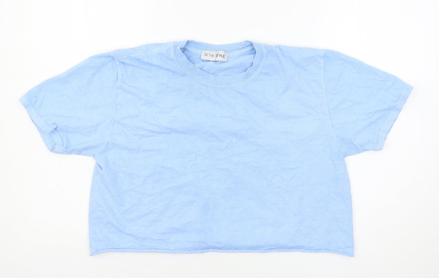 In the Style Womens Blue  Jersey Basic T-Shirt Size M