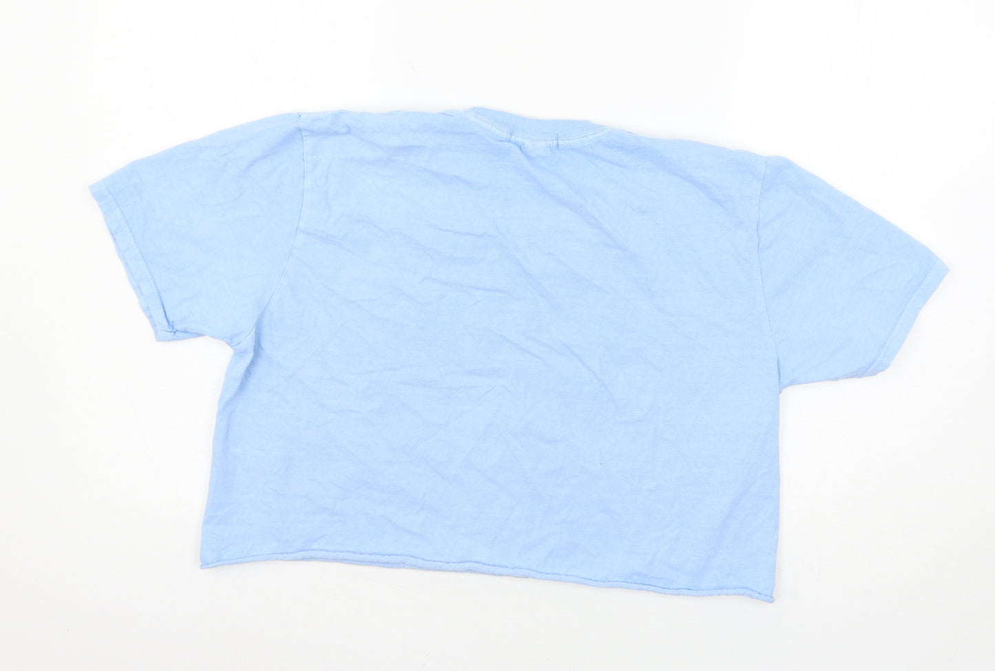 In the Style Womens Blue  Jersey Basic T-Shirt Size M