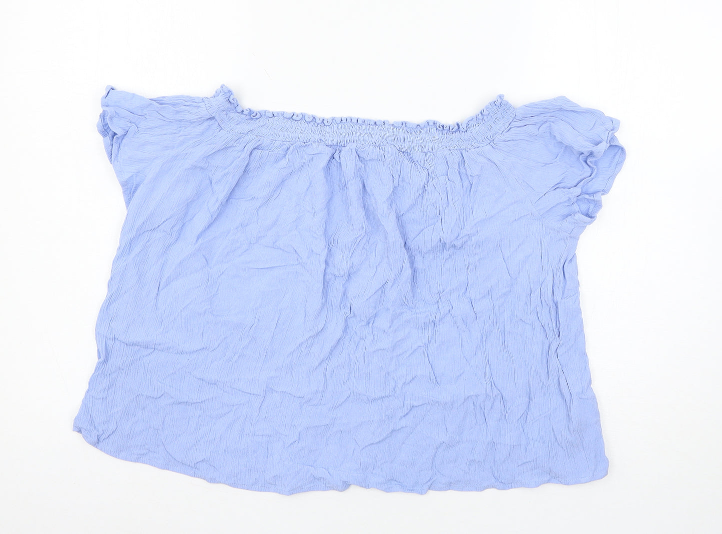 New Look Womens Blue   Basic Blouse Size 18