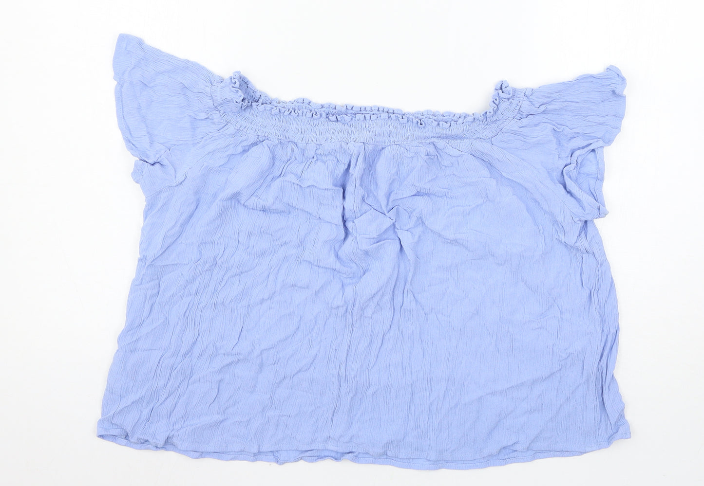 New Look Womens Blue   Basic Blouse Size 18