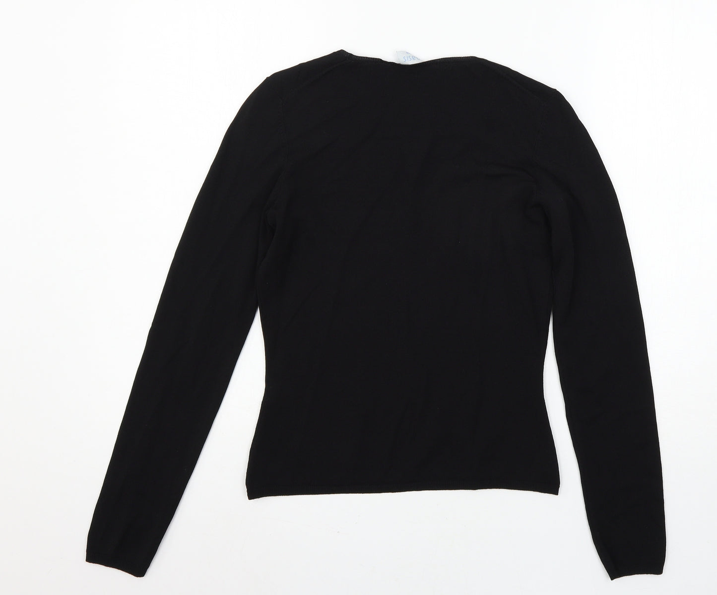 Oasis Womens Black  Jersey Basic T-Shirt Size 12