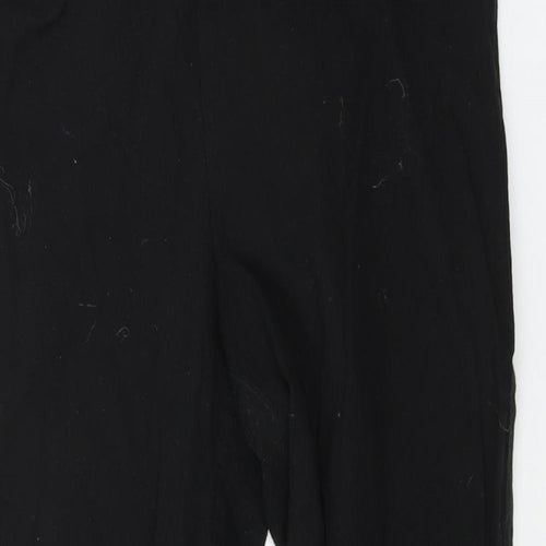 W Womens Black   Trousers  Size 10 L23 in