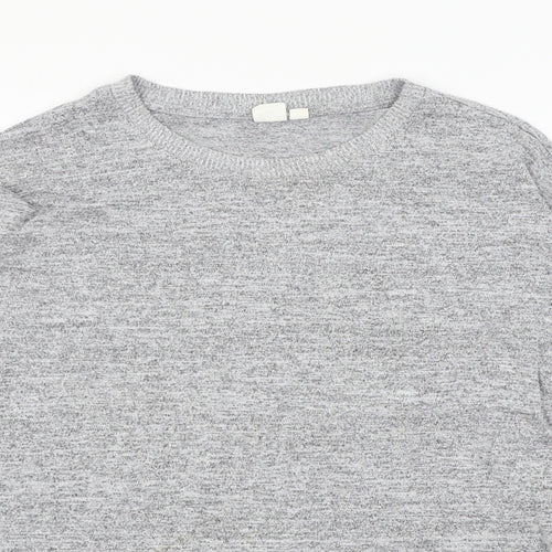 Gap Womens Grey  Jersey Pullover Sweatshirt Size XS