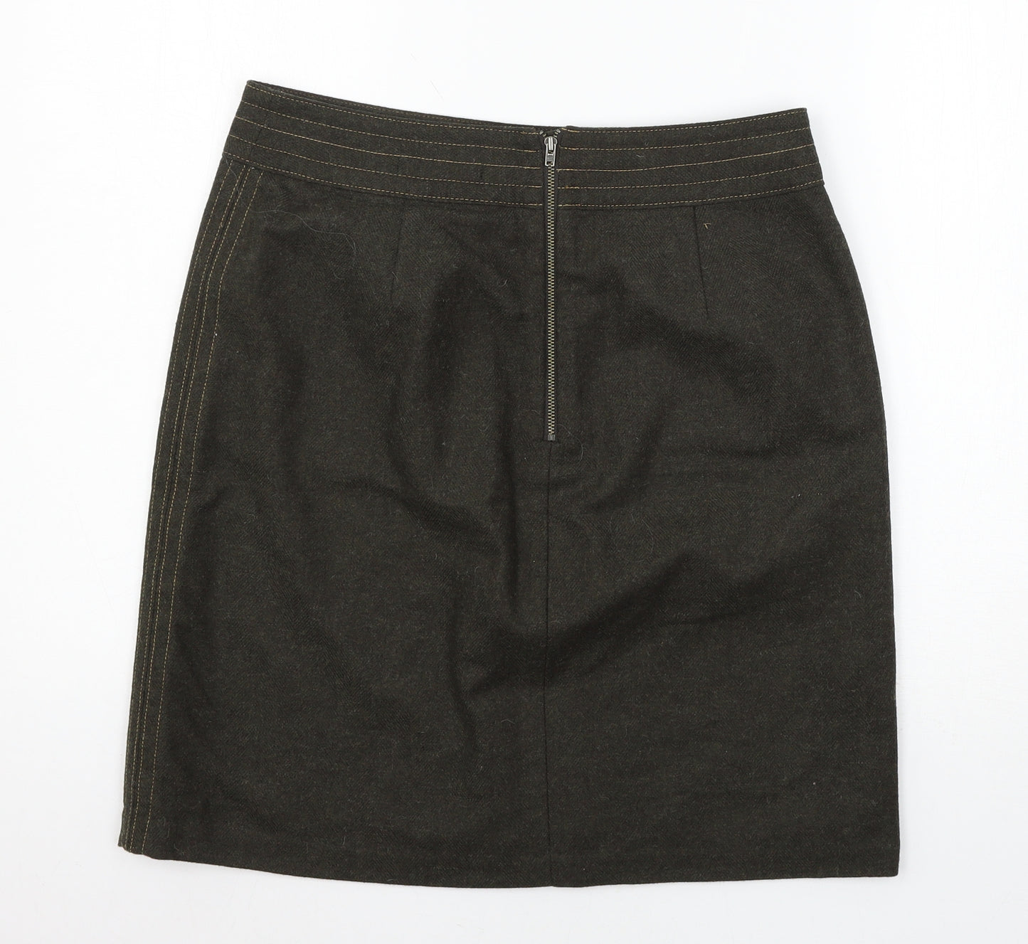 Marks and Spencer Womens Green   A-Line Skirt Size 12