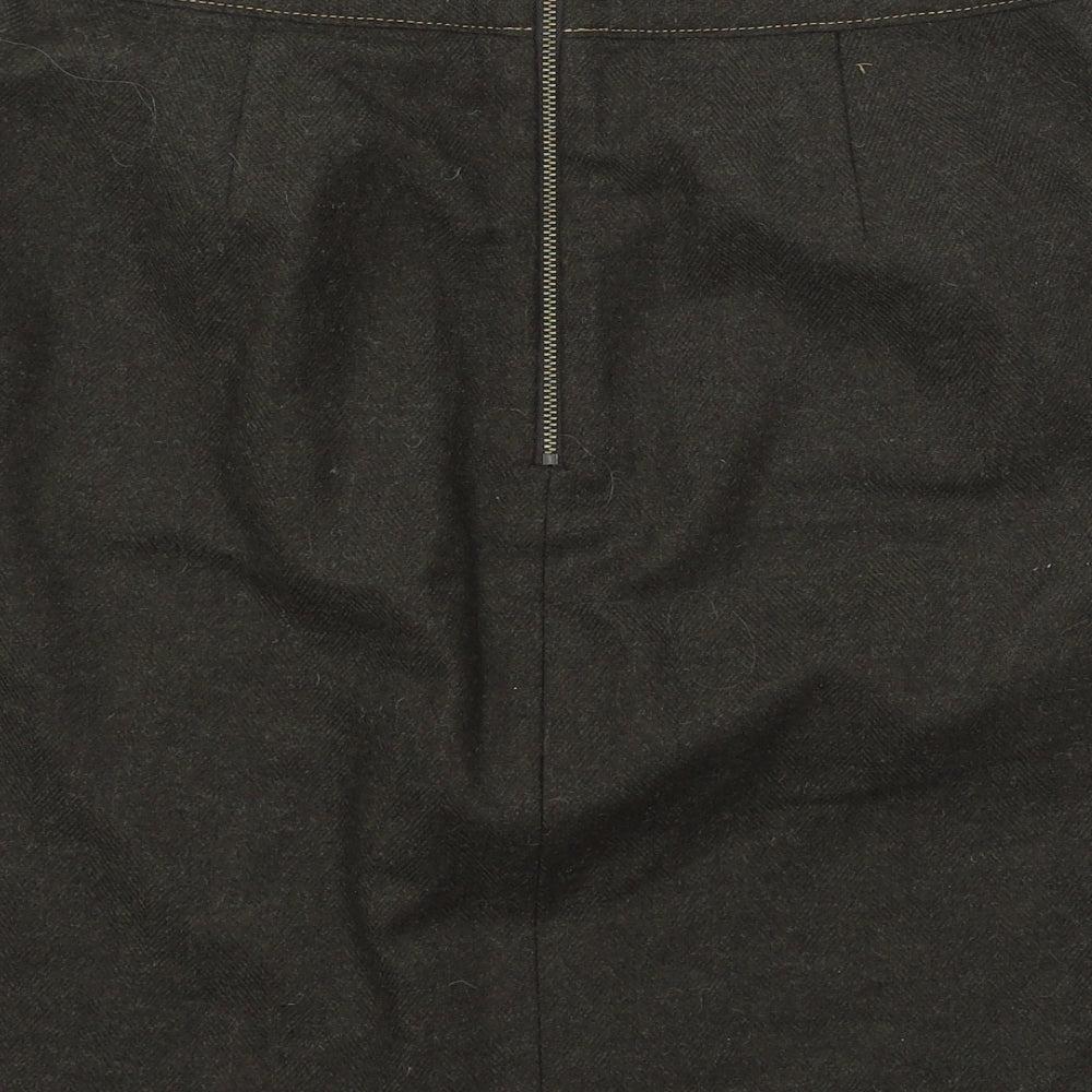 Marks and Spencer Womens Green   A-Line Skirt Size 12