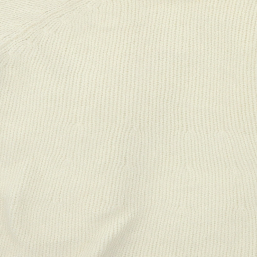 Monsoon Womens Ivory  Knit Cardigan Jumper Size 14