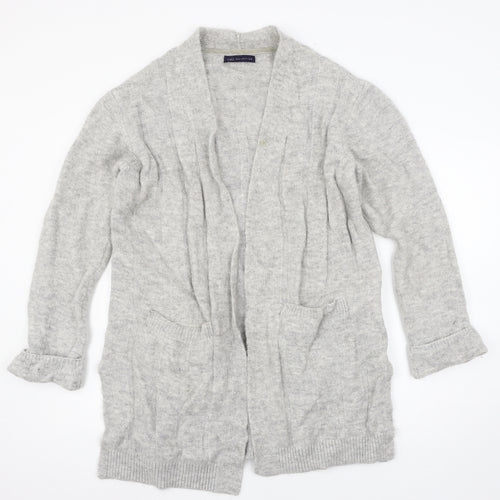 Marks and Spencer Womens Grey  Knit Cardigan Jumper Size M
