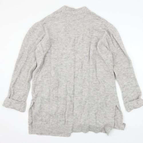 Marks and Spencer Womens Grey  Knit Cardigan Jumper Size M