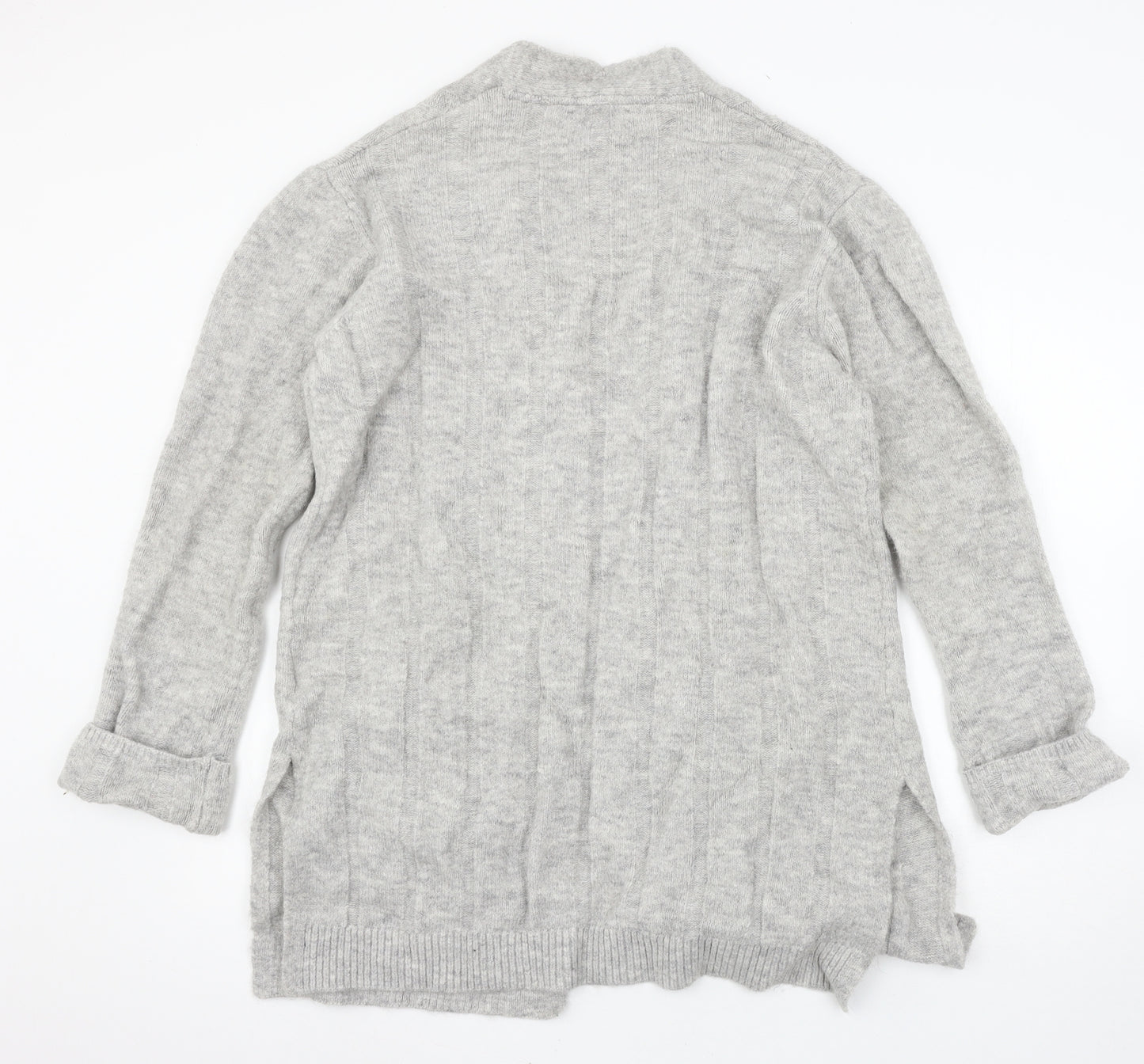 Marks and Spencer Womens Grey  Knit Cardigan Jumper Size M
