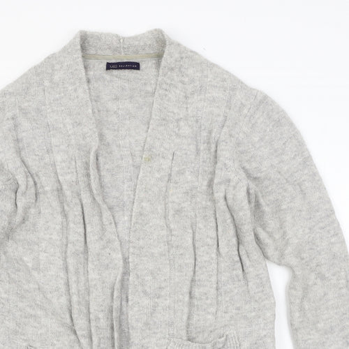 Marks and Spencer Womens Grey  Knit Cardigan Jumper Size M