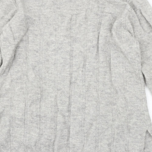 Marks and Spencer Womens Grey  Knit Cardigan Jumper Size M