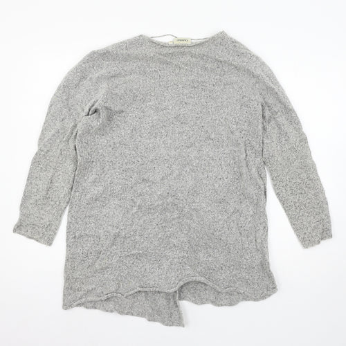 C&A Womens Grey  Knit Cardigan Jumper Size M