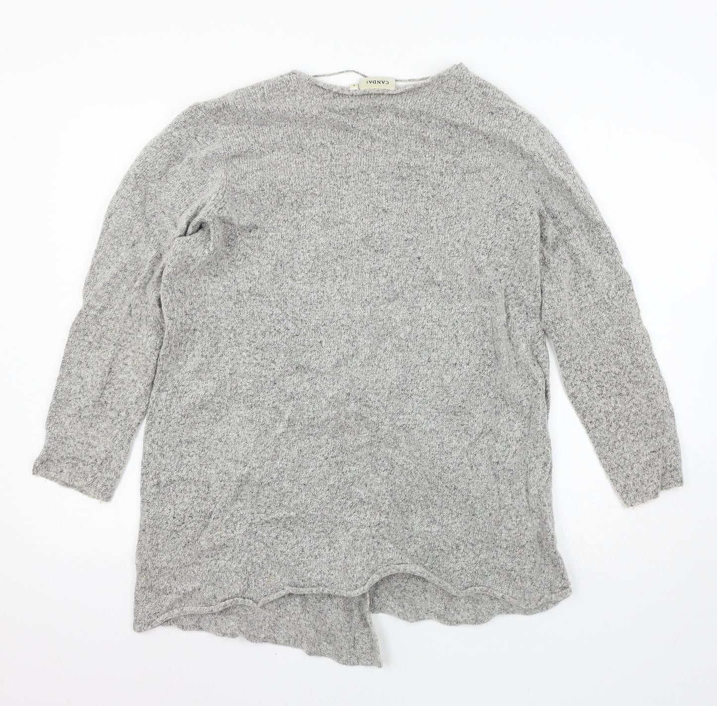 C&A Womens Grey  Knit Cardigan Jumper Size M