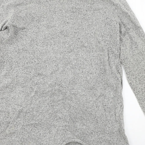 C&A Womens Grey  Knit Cardigan Jumper Size M