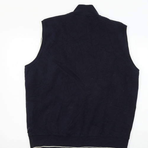 Marks and Spencer Mens Blue  Knit Gilet Jacket Size XL