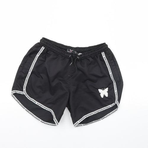 Good For Nothing Mens Black   Bermuda Shorts Size M - Swimming