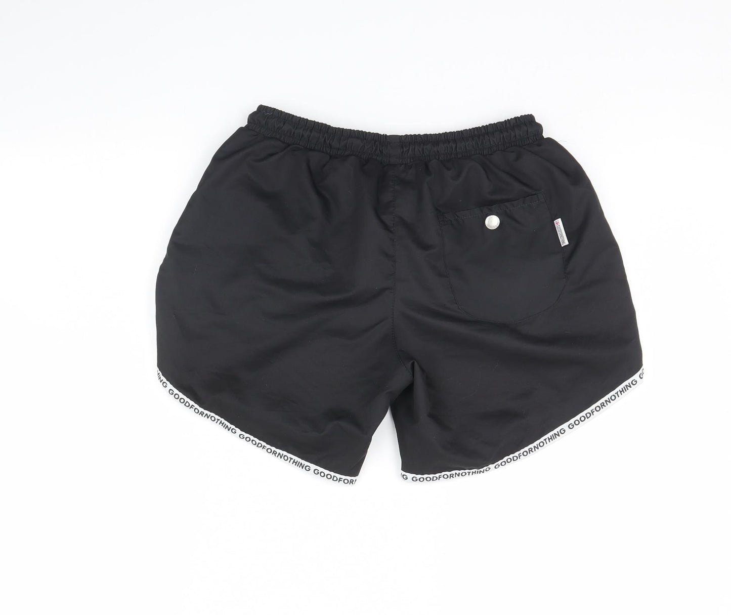 Good For Nothing Mens Black   Bermuda Shorts Size M - Swimming