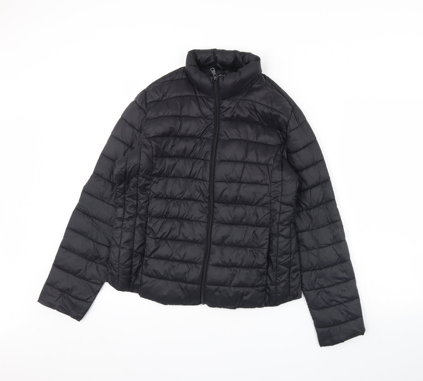 Primark Womens Black   Rain Coat Coat Size M