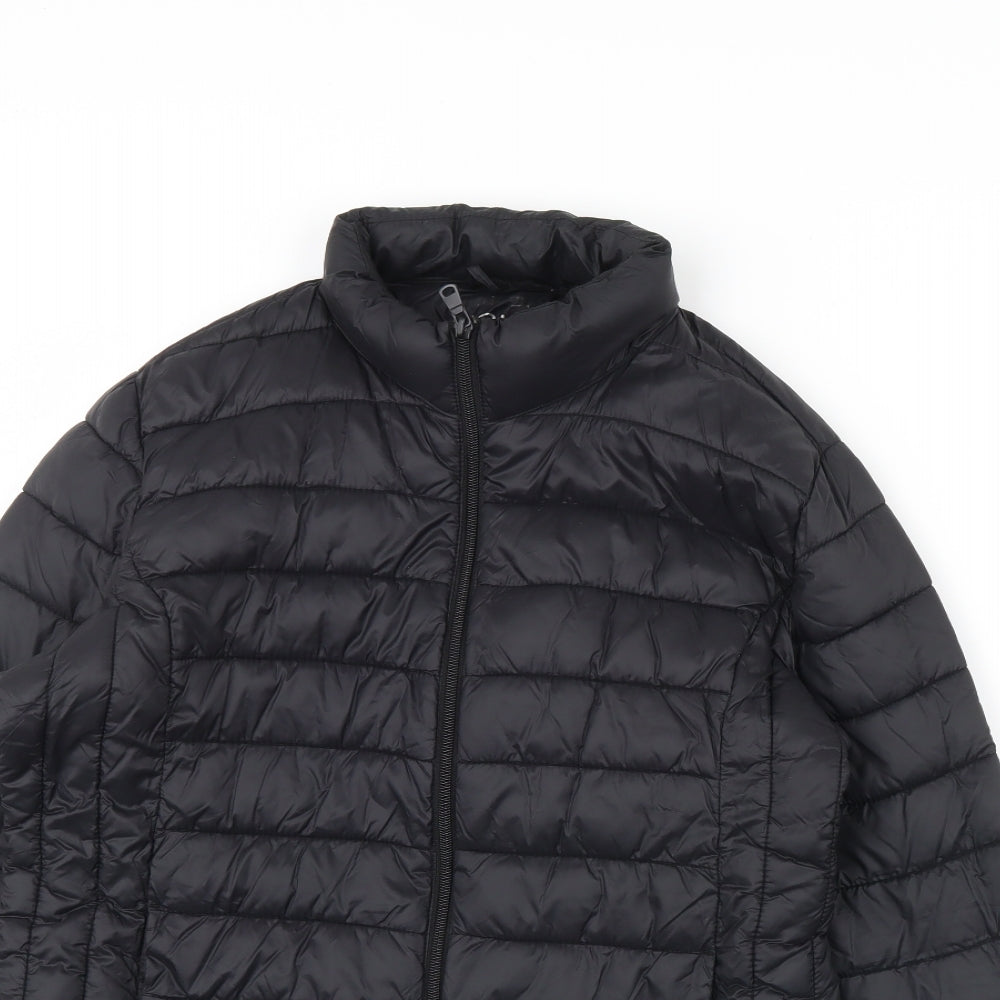 Primark Womens Black   Rain Coat Coat Size M