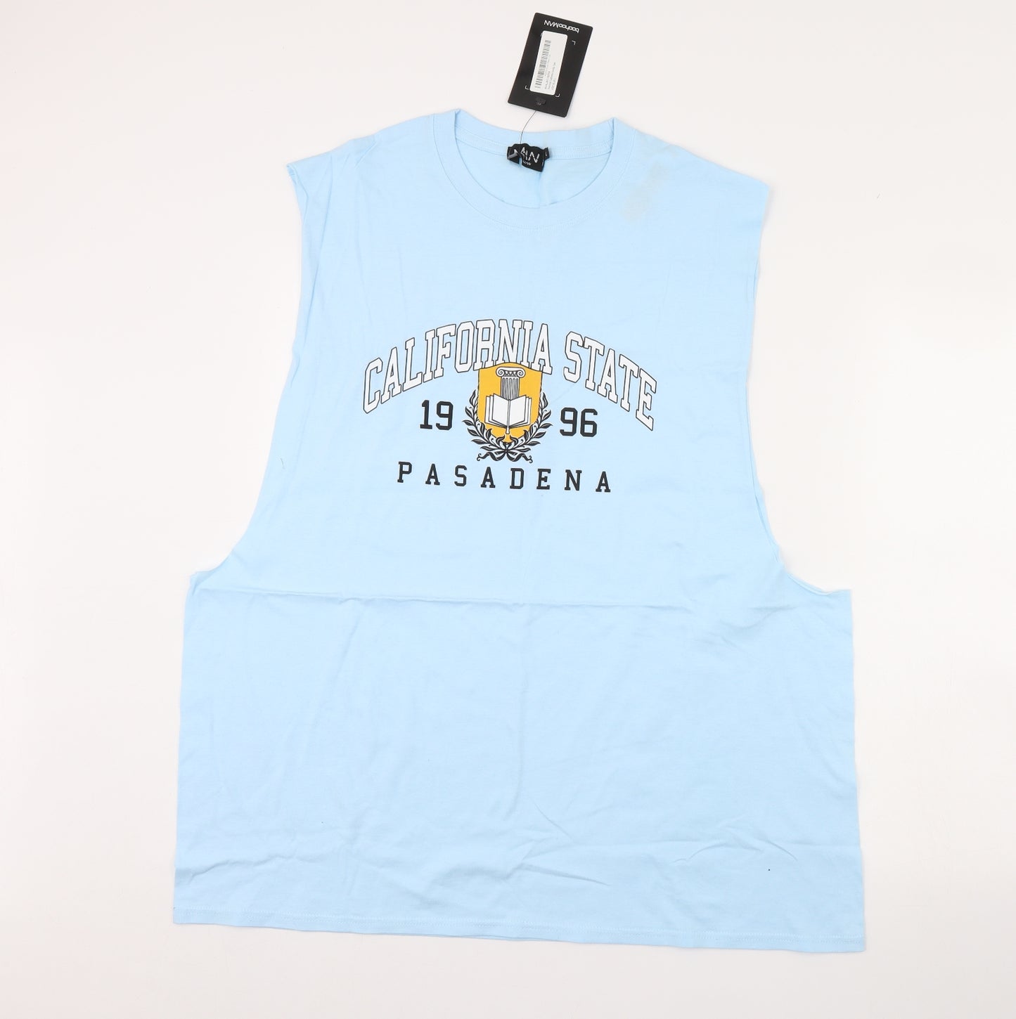 Boohoo Mens Blue    T-Shirt Size L