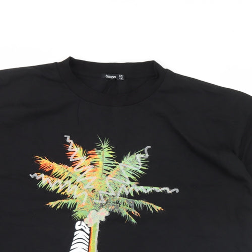 Boohoo Womens Black   Basic T-Shirt Size 18