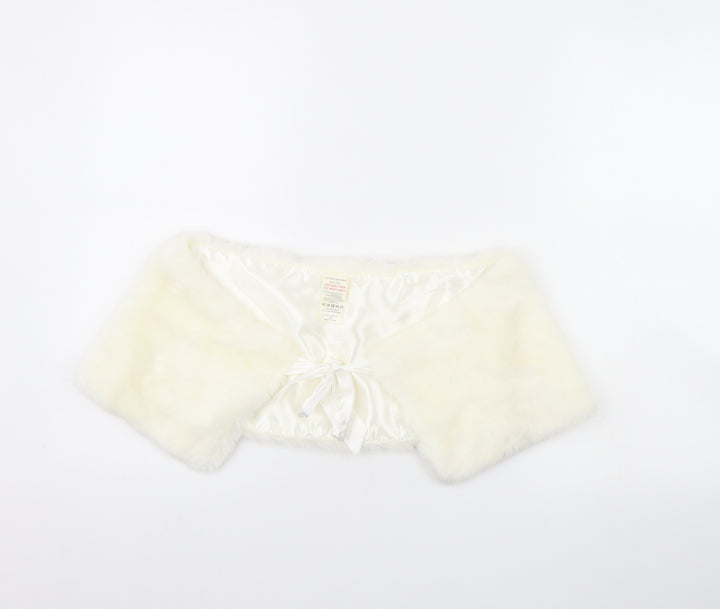 Preworn Womens Ivory    Scarf