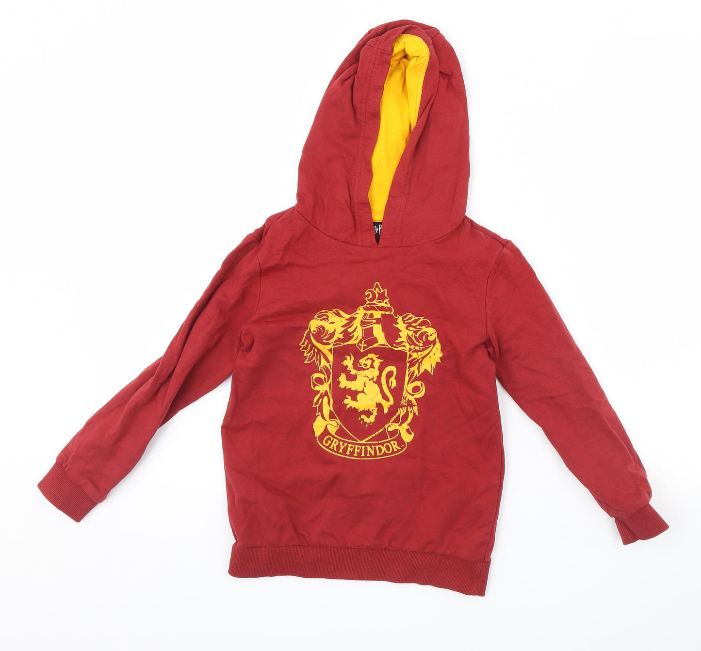 Harry Potter Girls Red   Pullover Hoodie Size 7 Years  - Harry Potter