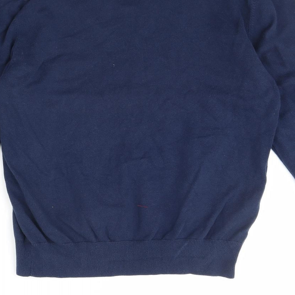 George Mens Blue   Pullover Jumper Size S  - Christmas jumper
