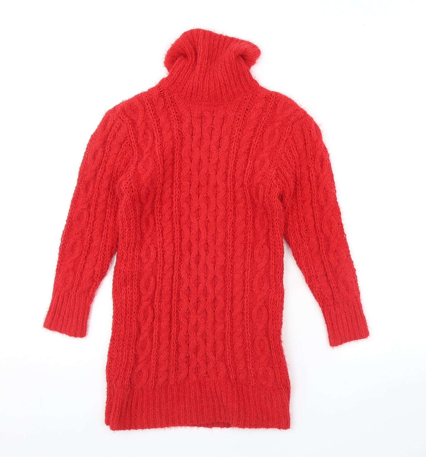 NEXT Girls Red   Jumper Dress  Size 8 Years
