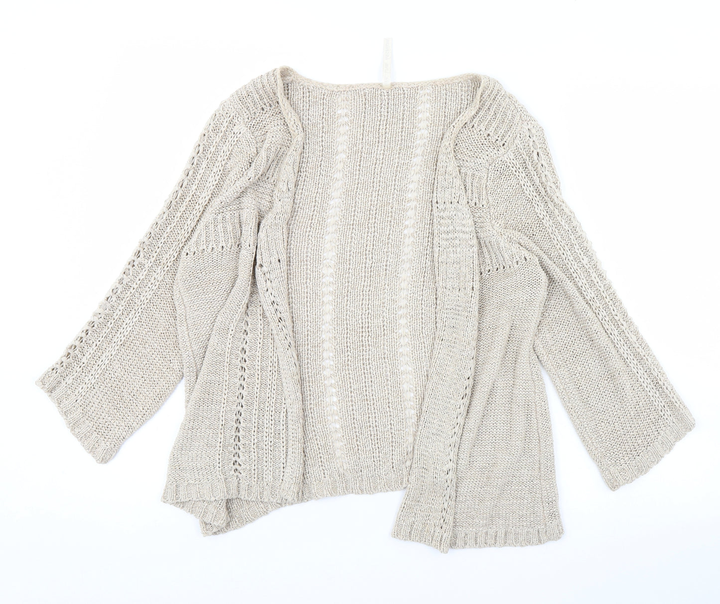 evie Womens Beige   Cardigan Jumper Size 14