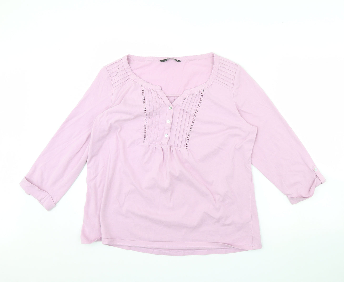 Bonmarché Womens Purple   Basic Blouse Size 20