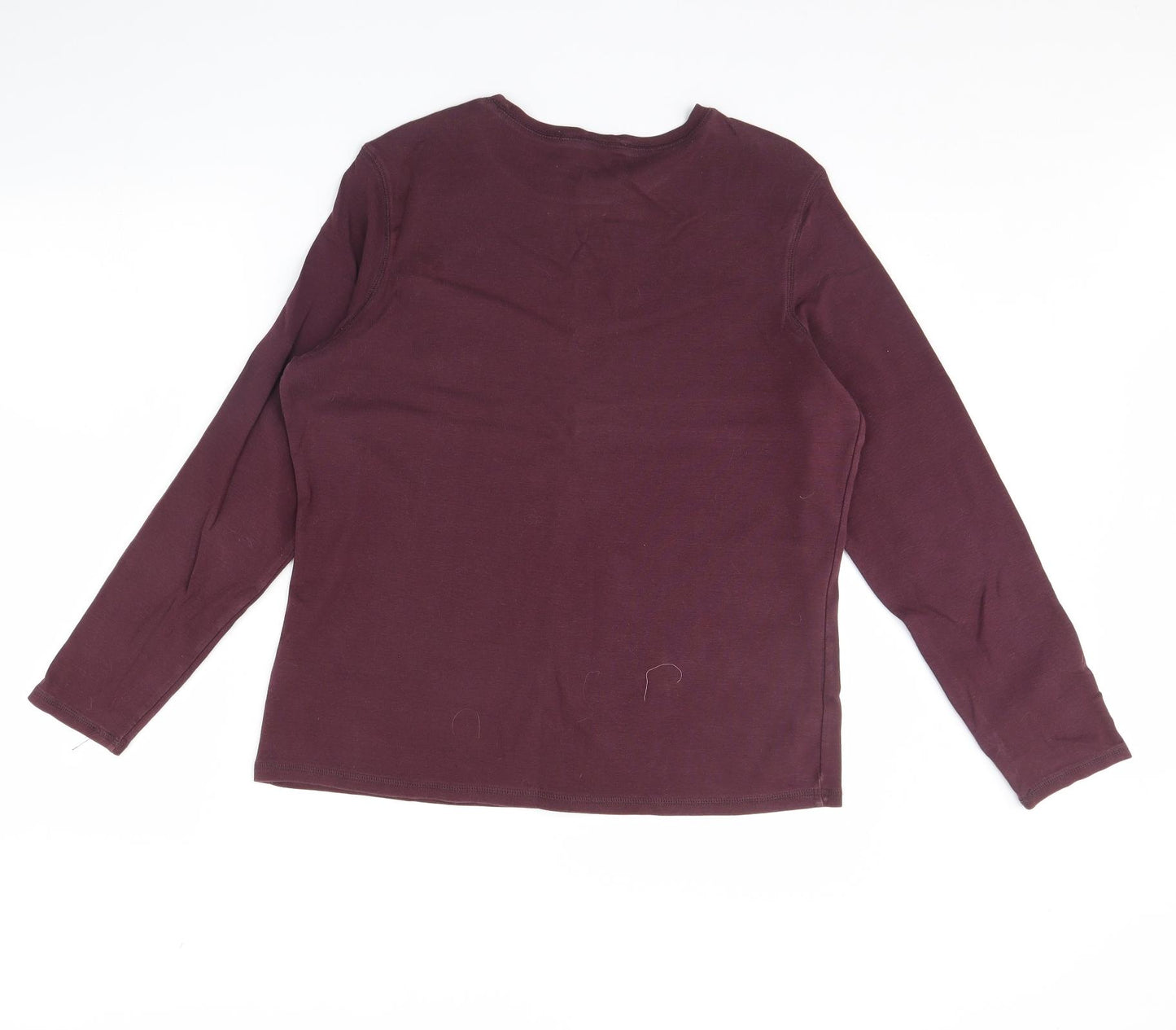 m&s Womens Red   Basic Blouse Size 20