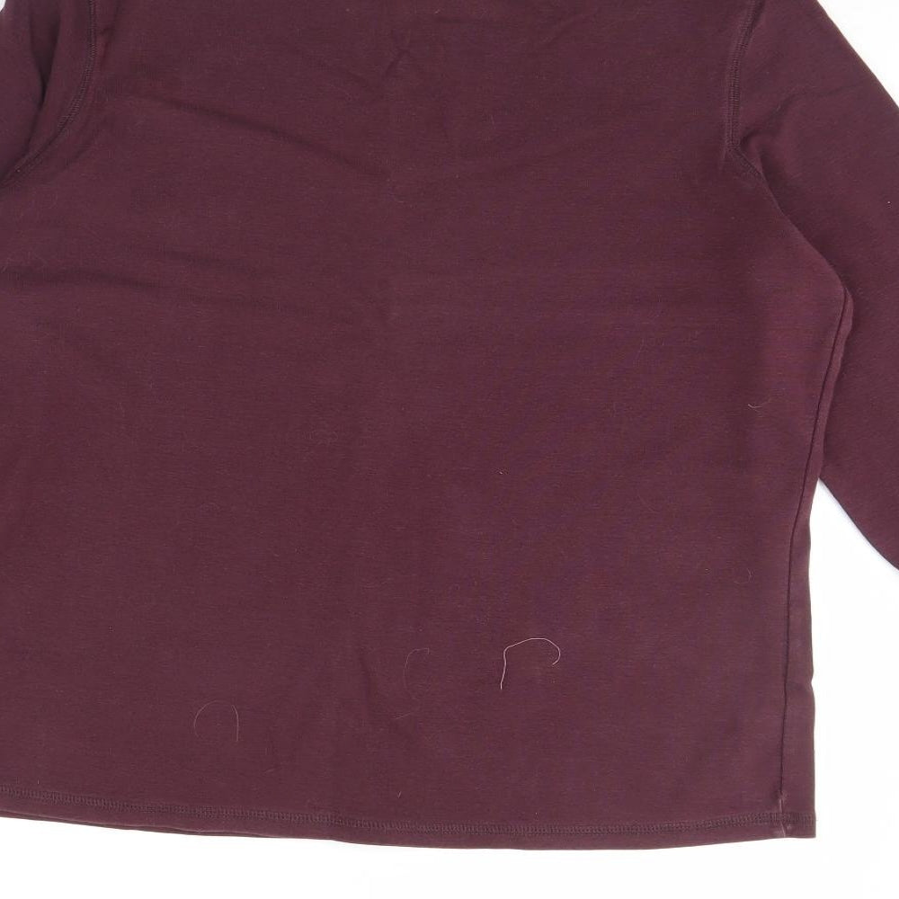 m&s Womens Red   Basic Blouse Size 20