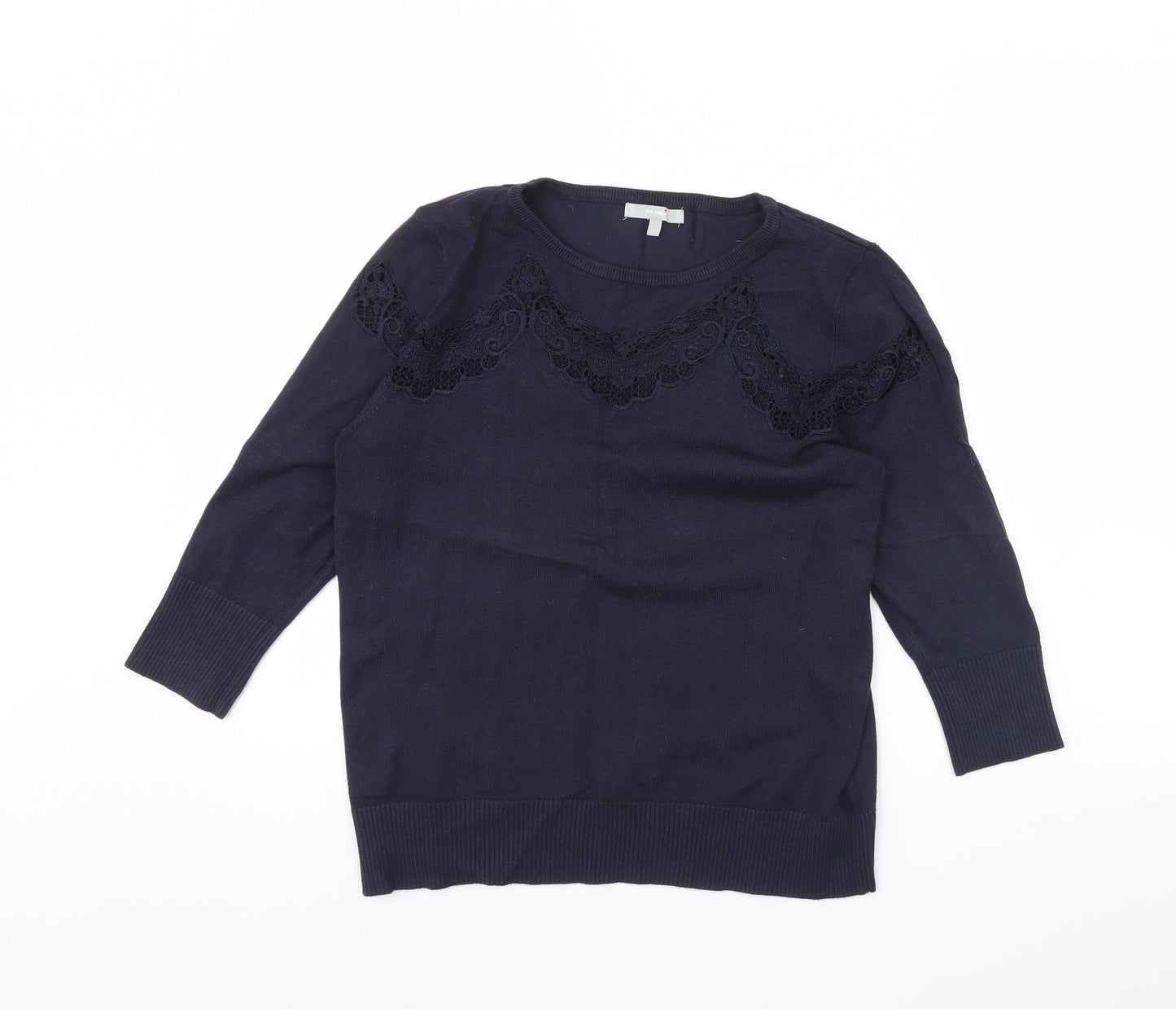 Per Una Womens Blue   Pullover Jumper Size 14