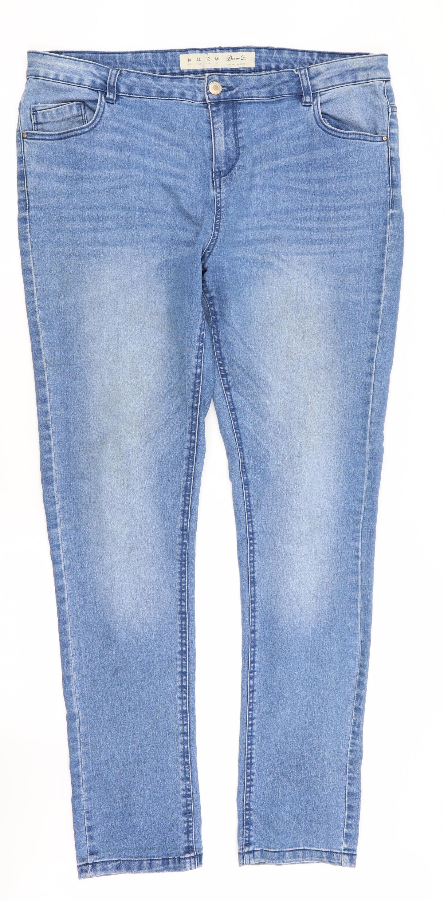 denim and co Womens Blue   Skinny Jeans Size 16 L33 in