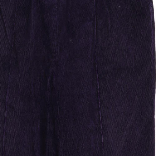 M&S Womens Purple   Trousers  Size 16 L24 in