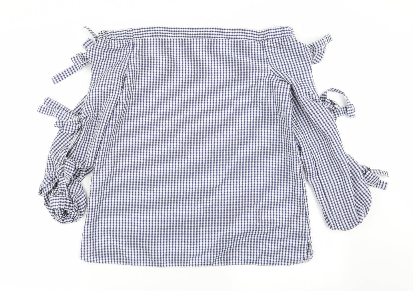 River Island Womens Multicoloured Check  Basic Blouse Size 8
