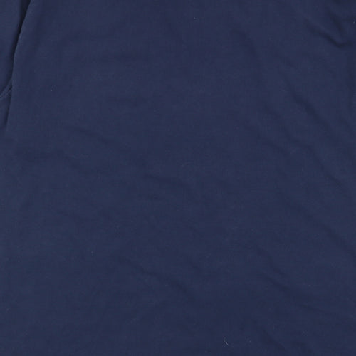 Gildan Mens Blue    T-Shirt Size L