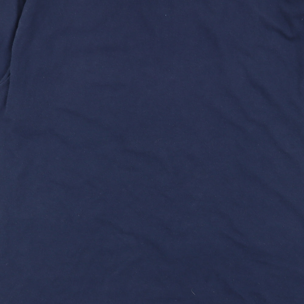 Gildan Mens Blue    T-Shirt Size L