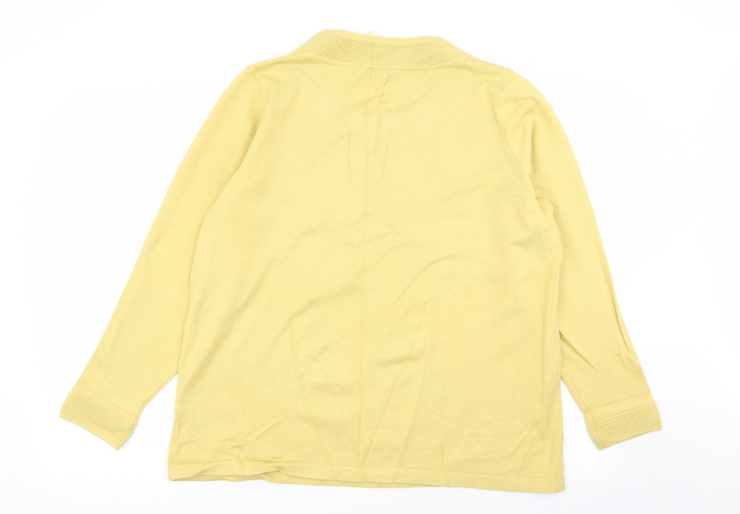 BM Womens Yellow   Pullover Jumper Size L