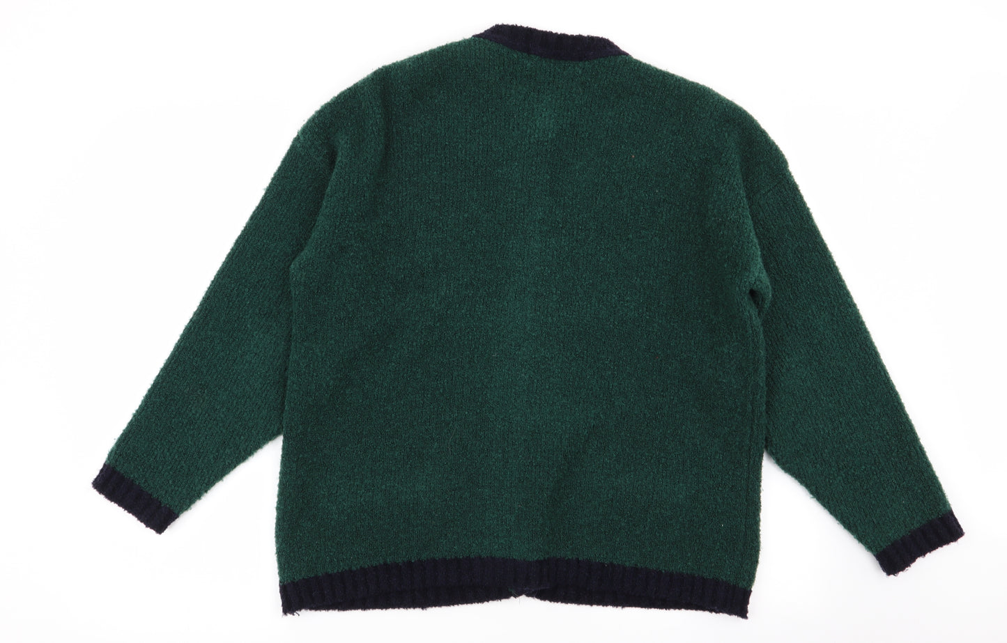 edinburgh Womens Green   Cardigan Jumper Size M