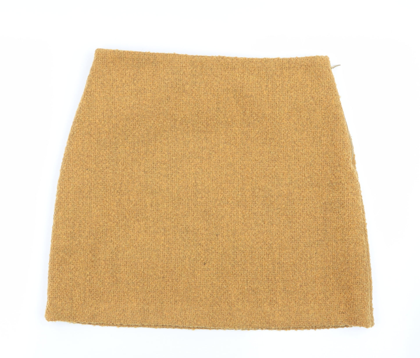 Asda George Womens Yellow   Flare Skirt Size 10