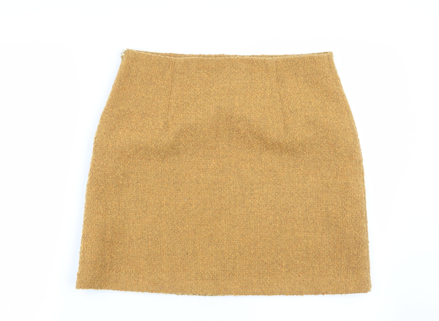 Asda George Womens Yellow   Flare Skirt Size 10