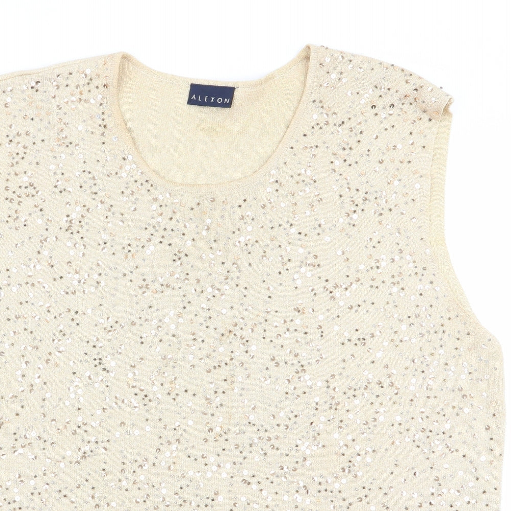 Alexon Womens Gold   Basic Tank Size 20