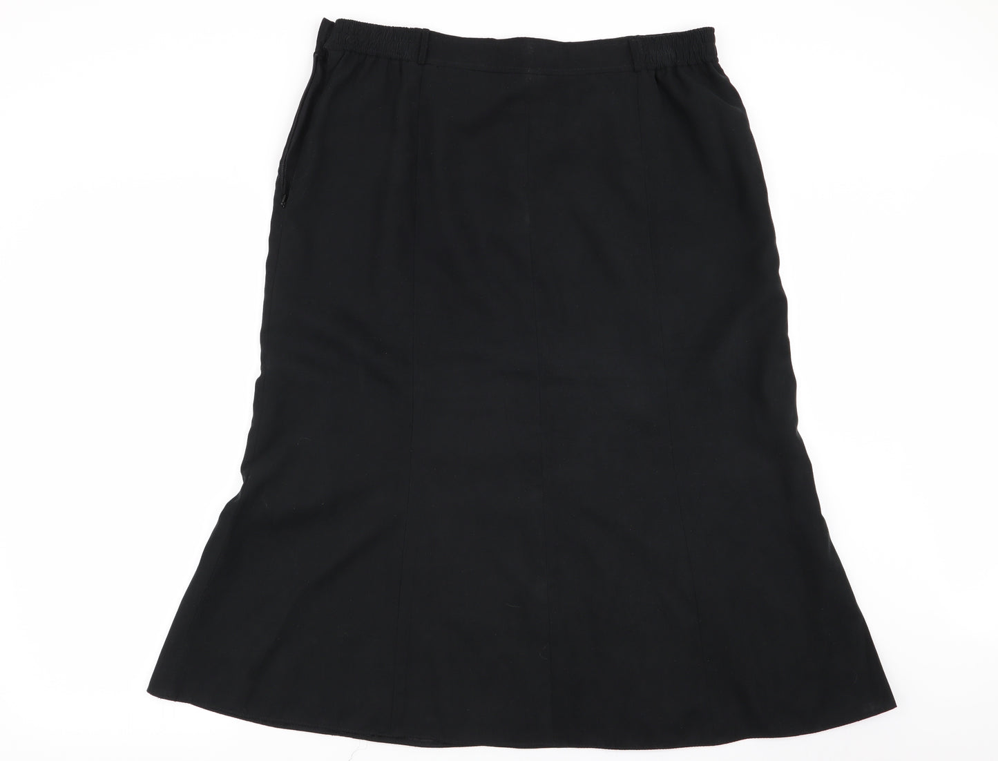 Roman Womens Black   Flare Skirt Size 18