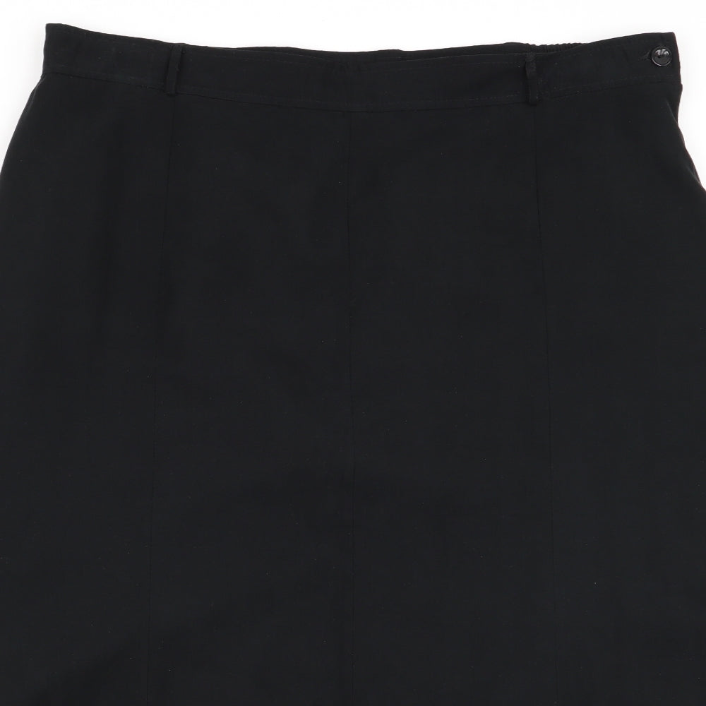 Roman Womens Black   Flare Skirt Size 18