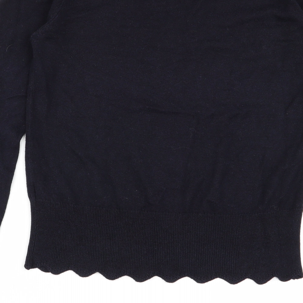 Oasis Womens Blue   Pullover Jumper Size S