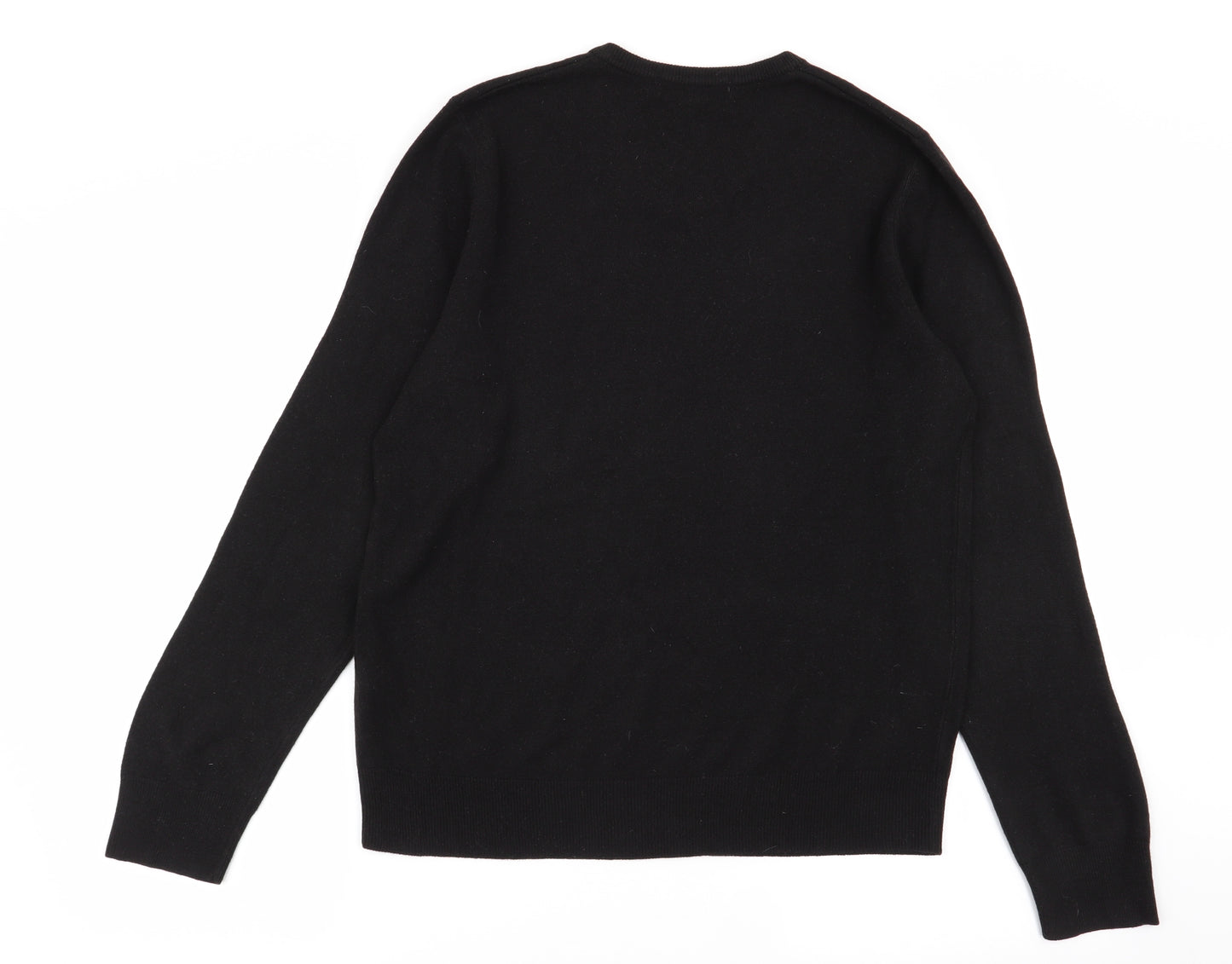 M&S Mens Black   Pullover Jumper Size M