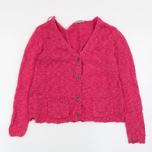 NEXT Girls Pink   Cardigan Jumper Size 8 Years