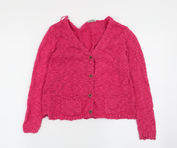 NEXT Girls Pink   Cardigan Jumper Size 8 Years